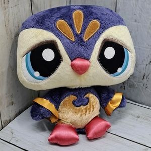 Littlest Pet Shop Sassiest Penguin 7"t Purple Plush Hasbro 2008